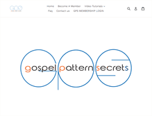 Tablet Screenshot of gospelpatternsecrets.com